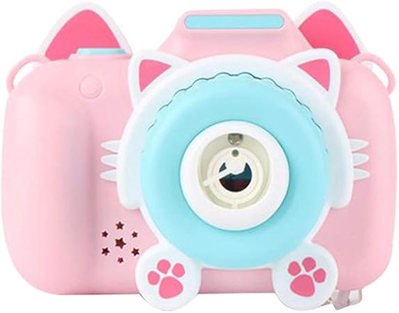 Amazon Yarui カメラ型シャボン玉 電動式シャボン バブルマシーン パーティー シャボンダマシーン 子供のおもちゃ 誕生日プレゼント 子供用カメラ 外遊び プール アウトドア ピンク シャボン玉セット おもちゃ