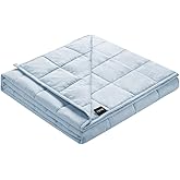 ZonLi Weighted Blanket (48"x72",12lbs, Cambridge Blue) for Adults, High Breathability Heavy Blanket, Soft Material with Premi
