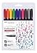 Tombow WS-BH-10P Fudenosuke Colour Brush Pens (Pack of 10)