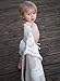 Barefoot Dreams CozyChic Scalloped Baby Receiving Blanket - Blue & White 30x 32