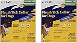(2 Pack) Zodiac Flea and Tick Collar for Large Dogs