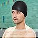 TOPLUS Swim Cap, Lightweight Silicone Solid Swimming Caps with 3D Ergonomic Design Ear Pockets for All Ages and All Hair Lengths, Great Elasticity and No Deformation, Comes With Nose Clip & Ear Plugs