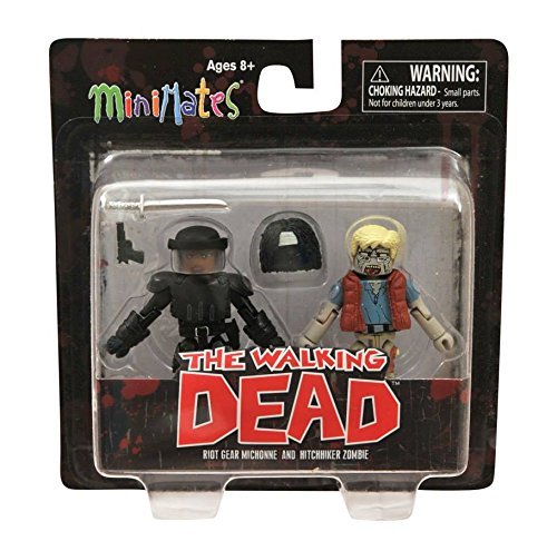DIAMOND SELECT TOYS Walking Dead Minimates Wave 5 - Michone and Zombie by Diamond Select