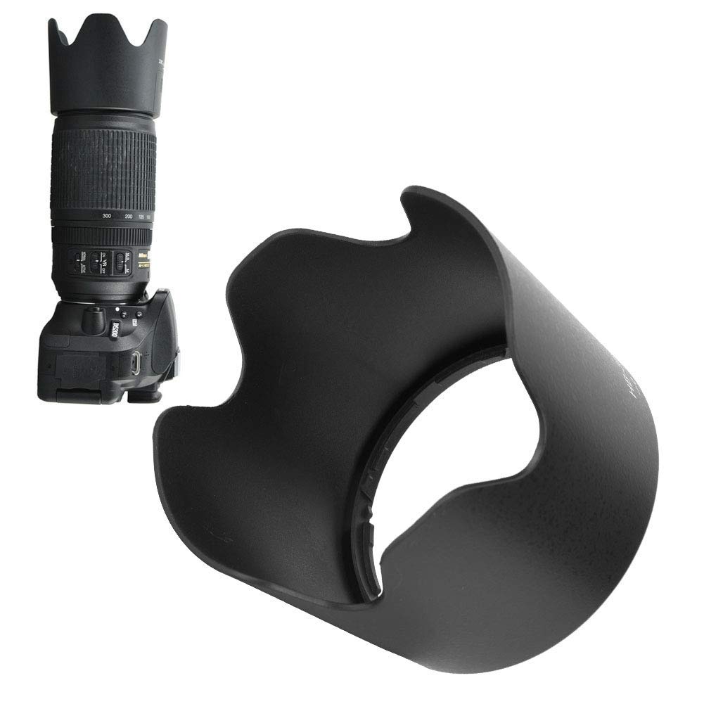 Goshyda Lens Hood, HB-36 Camera Lens Hood Replacement for AF-S 70-300 mm f/4.5-5.6G IF-ED VR