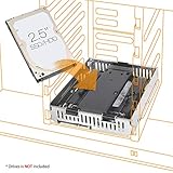 ICY DOCK 2.5" to 3.5" SAS / SATA HDD & SSD Converter / Mounting Kit / Adapter / Bracket - EZConvert Open Air MB382SP-3B