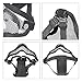 MGFLASHFORCE Airsoft Mask and Goggles, Steel Mesh Mask (Black Skull)