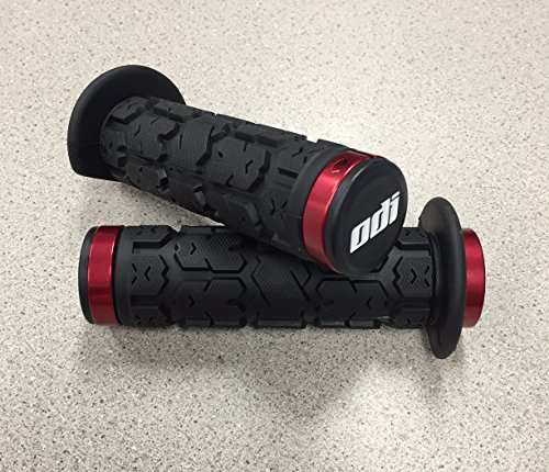ODI ATV Rogue Lockon 120mm Off-Road Motorcycle Hand Grips - Black/Red/One Size