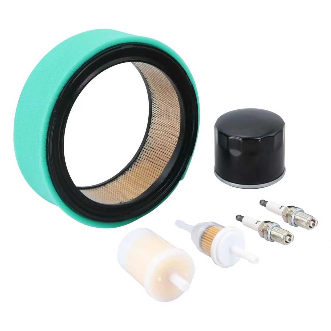 Photo 1 of Xiaoyudou 180096 Tune-Up Kit Compatible with Bobcat Trailblazer Legend, for Kohler CH18/CH20/CH730 Engines - Air Oil Fuel Filter Spark Plug Set Repalces 066698 067272 067273 215984 067007
