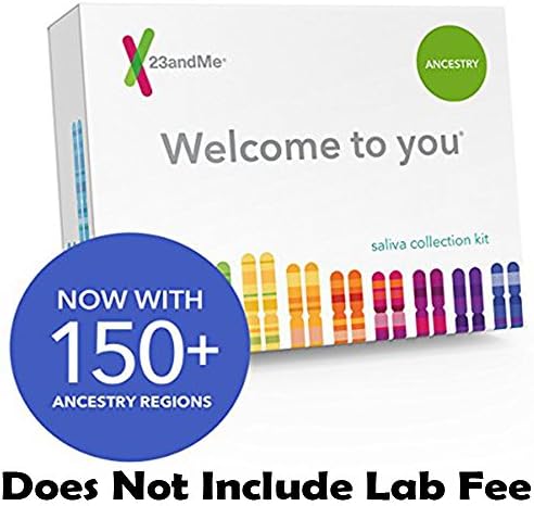 DNA Test Ancestry Personal Genetic Service - includes at-home saliva collection kit (Lab fee Not included)