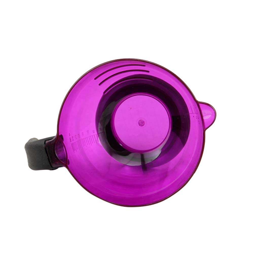 Lurrose Hair Color Bowl Hair Mixing Tinting Bowl with Handle DIY Hair Dye Tools for Salon Barbershop Hairdressers (Purple) : Beauty