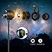 Mpow [Upgraded] Magnetic Bluetooth Headphones Wireless V4.1, IPX7 Waterproof, Wearable Stereo Sport Earbuds In-Ear Earphones w/ Mic & Case, Secure Fit for Running Workout (Black)