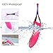 Clitoral Vibrator Double-Head Vibrating Waterproof G Spot Stimulator High Frequency Masturbation Dildo Vibrator Female Quickly Orgasm, Treediride Silicone Clitoris Vagina Massager Sex Toys (Rose Red)