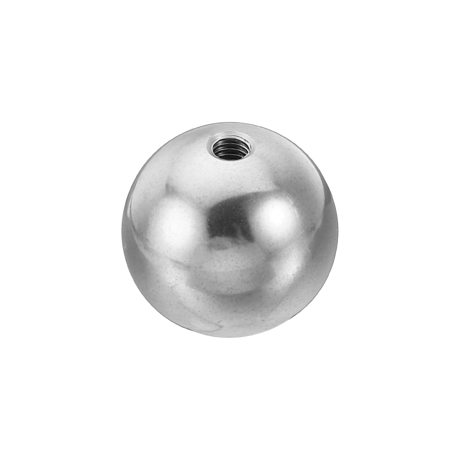 PATIKIL M6x32mm Ball Nuts Knob, 1 Pack Female Thread 304 Stainless Steel Round Blind Hole Screw Cap Cover for Lighting Machinery DIY Decoration, Silver