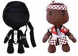 Little Big Planet 2 Set Ninja Dojo Sackboy and Chop Chop Sack Boy Plush Sony PS3