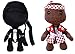 Little Big Planet 2 Set Ninja Dojo Sackboy and Chop Chop Sack Boy Plush Sony PS3