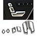MATCC Chrome Door Seat Adjust Buttons Switch For Mercedes-Benz E Class W212 218 CLS GL
