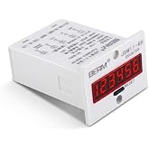 JDM11-6H Electronic Counter 6 Digits LED Digital Display Counter Relay Transducer Count Accumulating Counter (AC110V)