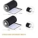 Gikbay Homga 120 Inch Cable Management Sleeve, Cord Organizer Adjustable Cable Sleeve,Cable Organizer Sleeve, Black and White Flexible Neoprene Cable Organizer(2PCS)