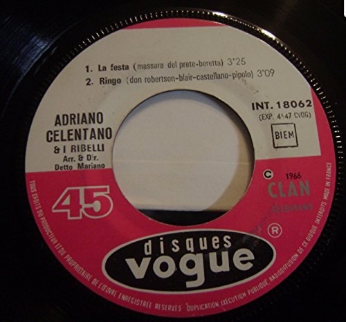 Adriano Celentano - Il Ragazzo Della Via Gluck 2. Chi Era Lui 3. La Festa 4. Ringo Ep 1966 - Zortam Music