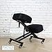 Sleekform Adjustable Seat Angle and Height Kneeling Chair, Ergonomic Posture Stool Chairs for Office and Home - Thick Comfortable Cushions, Wheels