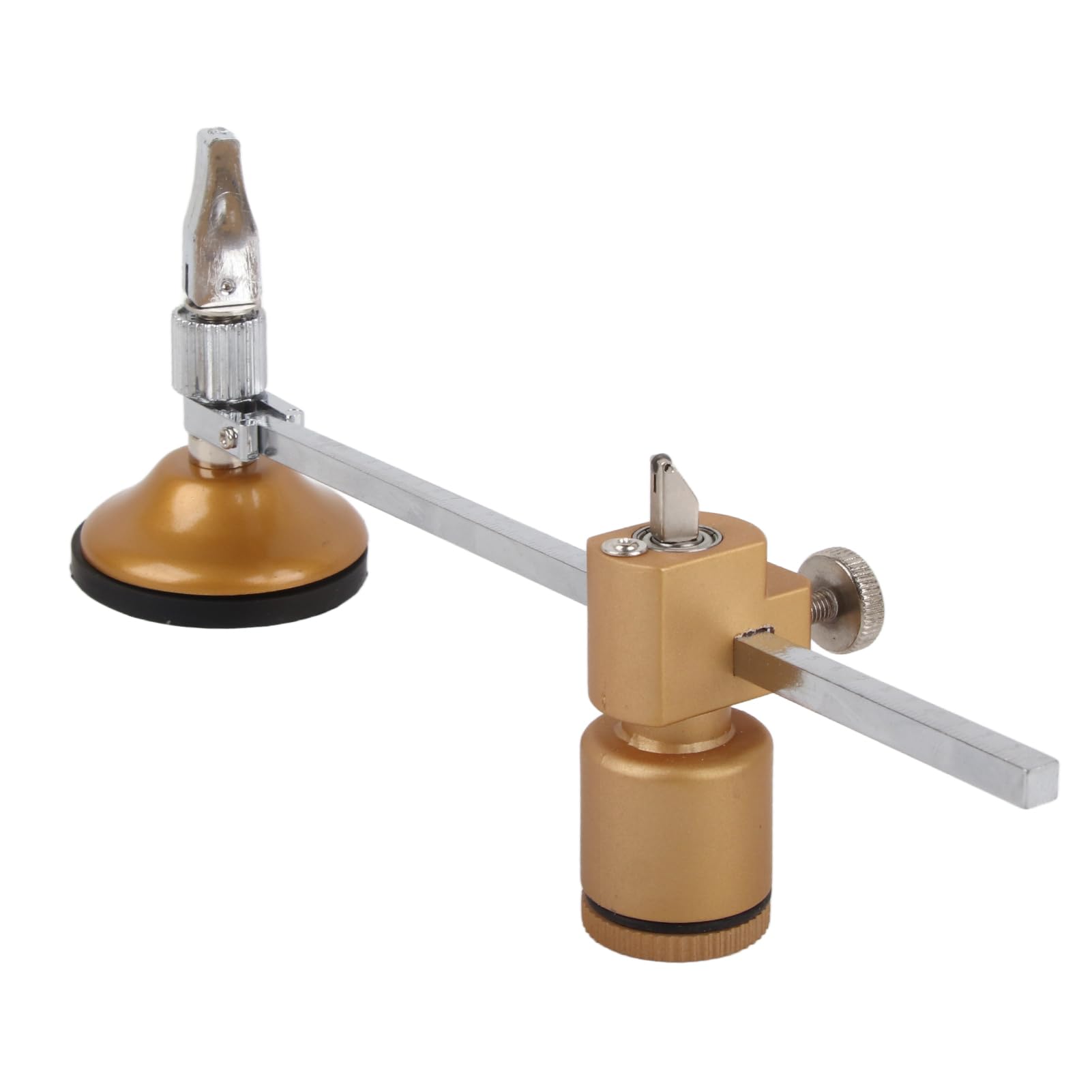 Garosa Adjustable Glass Cutter Tile Tool, Circular Glass Cutting Tool with Suction Cup, 13.5-40cm/5.3-15.75" Round Diameter for Ceramic Glass Cutting