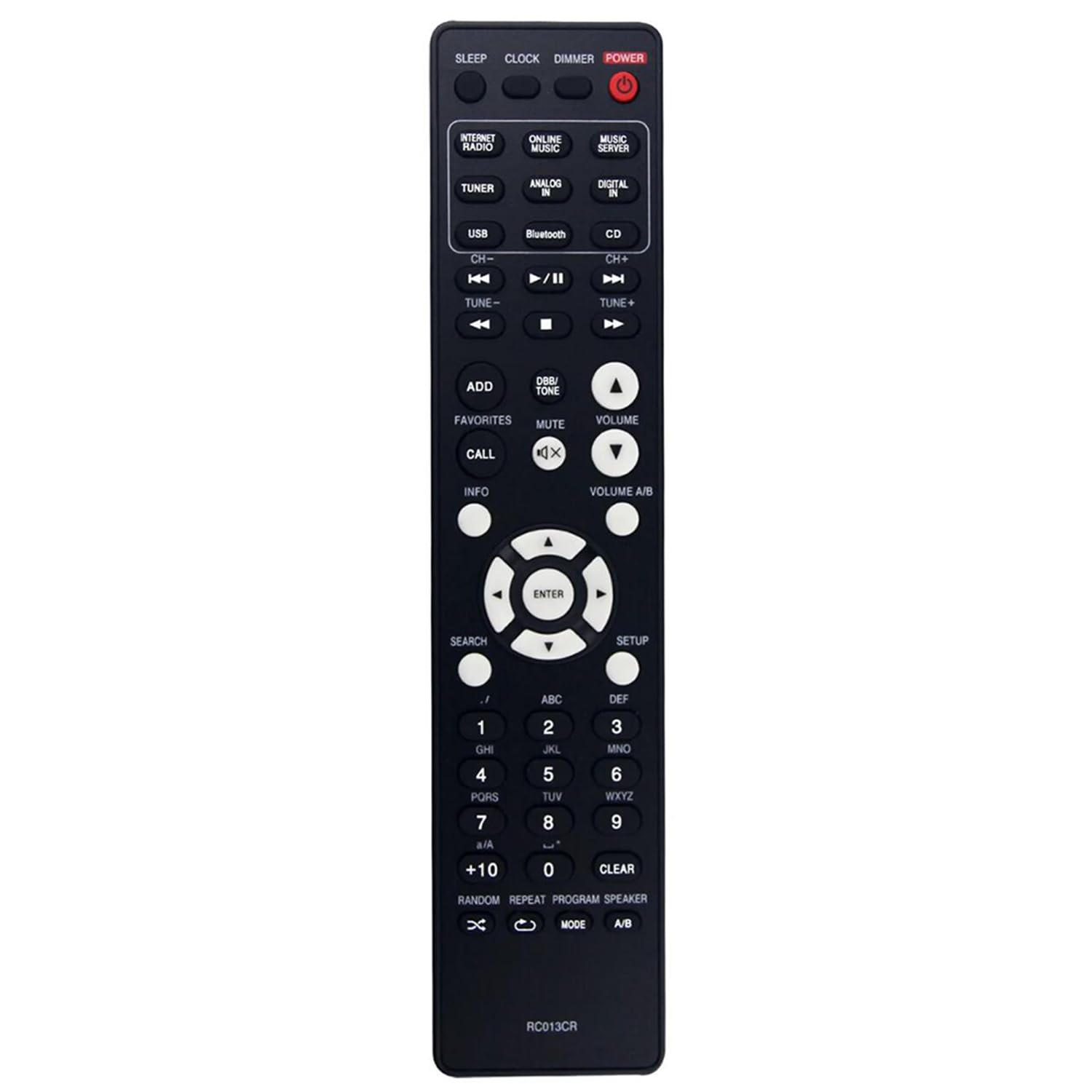 RC013CR Remote Control Replacement for Marantz Audio Video Receiver M-CR511 RC015C M-CR611 M-CR612 RC015C RM-CR611