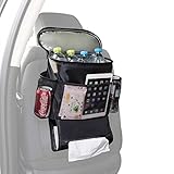 Autoark Bigger Car Seat Back Organizer,Multi-Pocket Travel Storage Bag(Heat-Preservation and Waterproof),AK-021