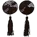 Ayliss® Sequin Lingerie Tassel Breast Bra Stickers Nipple Covers-Black
