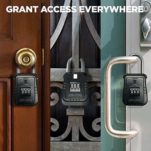 Lion Locks 12Pack Alpha Key Storage Lockbox, SetYourOwn Code Lock