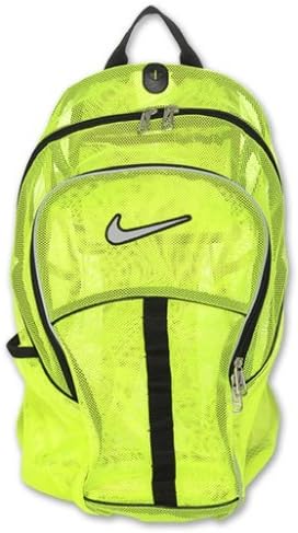 yellow nike mesh backpack