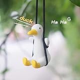 NC No Face Man Car Hanging Ornament Cute Anime Rearview Mirror Pendant view 6