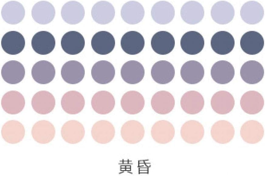 336 Pcs/lot Colorful Dots Washi Tape Japanese Paper DIY Planner Masking Tape Adhesive Tapes Stickers Decorative Stationery Tapes I
