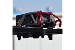 JOYSOG Avata Drone Gimbal Bumper, Aluminum Alloy Gimbal Camera Anti-Collision Protection Guard Bar Accessories for DJI Avata Drone (Red)
