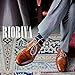 RioRiva Mens Formal Dress Socks Mid Calf 100% Cotton ,US 6-10.5/EU 39-44.5,MSK43-4pack