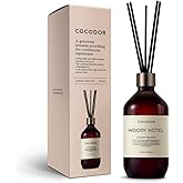 COCODOR Premium Reed Diffuser/Woody Hotel /16.9oz /1 Pack/Large Capacity Fragrance Scent Oil Stick Diffuser Set for Bedroom Bathroom Home Décor