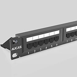 AUCAS 100pcs Black Ethernet Hub Port RJ45 Anti Dust
