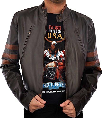 HUGH JACKMAN WOLVERINE LOGANS XO LEATHER JACKET (XXX-large)