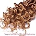 Eerya 6 Packs Goddess Locs Crochet Hair 18 Inch Curly Faux Locs Crochet Braiding Hair Extensions for Women Synthetic Pre-looped Wavy Goddess Faux Locs Crochet Hair(18Inch, 27#)