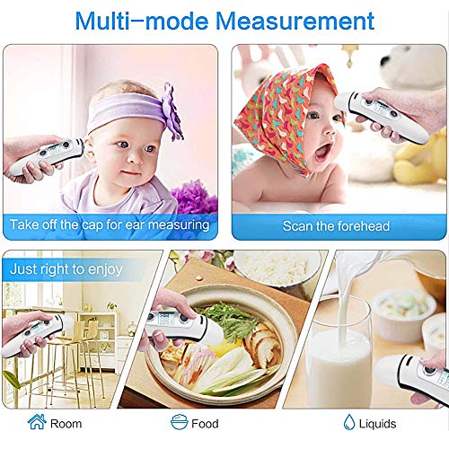Digital Medical Thermometer Forehead Ear Dual Mode Digital