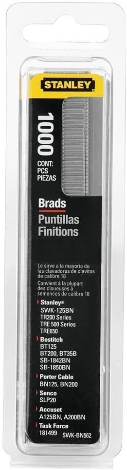 Stanley 1-SWK-BN0625T Nails 15 mm 1000 Pieces for Nail Stapler