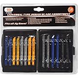 IIT 19220 14Pc Universal Jig Saw Blade Assortment,