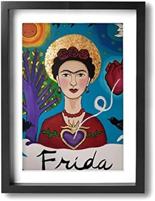 Pintura C Frida Kahlo Mexicana Folk Arte De Pared Poster Obras De