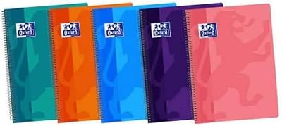 , Caderno Clássico da Escola, PP F 80h Capa 4x4, Cores Variadas 5