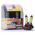 Hipro Power H10, 9040, 9050, 9055, 9140, 9145, 42Watt 3000K Golden Yellow Xenon HID Halogen Fog Light Bulbs