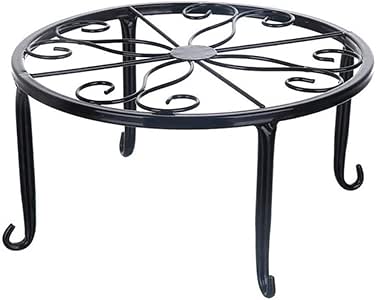 Fablcrew - Soportes para macetas de Hierro Forjado, Soporte para