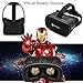 [NEW 2018] 3D VR Glasses Virtual Reality Headset for VR Games & 3D Movies by Sneba - Focal and Pupil Distance Adjustable - For all IOS / Android / Windows Smartphones within 3.5~6.0 inches