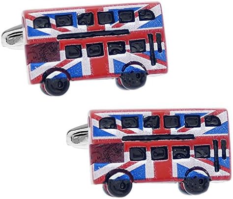 British Union Jack Bus Cufflinks