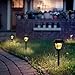 GIGALUMI Solar Pathway Lights, Wireless LED Solar Garden Lights, IP44 Waterproof Solar Path Lights for Outdoor Patio, Yard, Walkway, Lawn. (6 Pack)