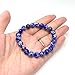 Natural Lapis Blue Sea Sediment Jasper Gemstone Bracelet 7 inch Stretchy Chakra Gems Stones Healing Crystal Great Gifts GB8-35