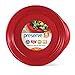 Preserve Plate, Set of 4, Pepper Red